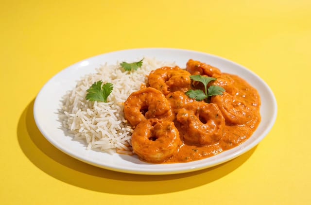 Butter Shrimp Curry.