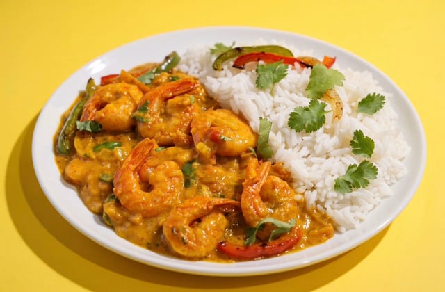 Shrimp Tikka Masala.
