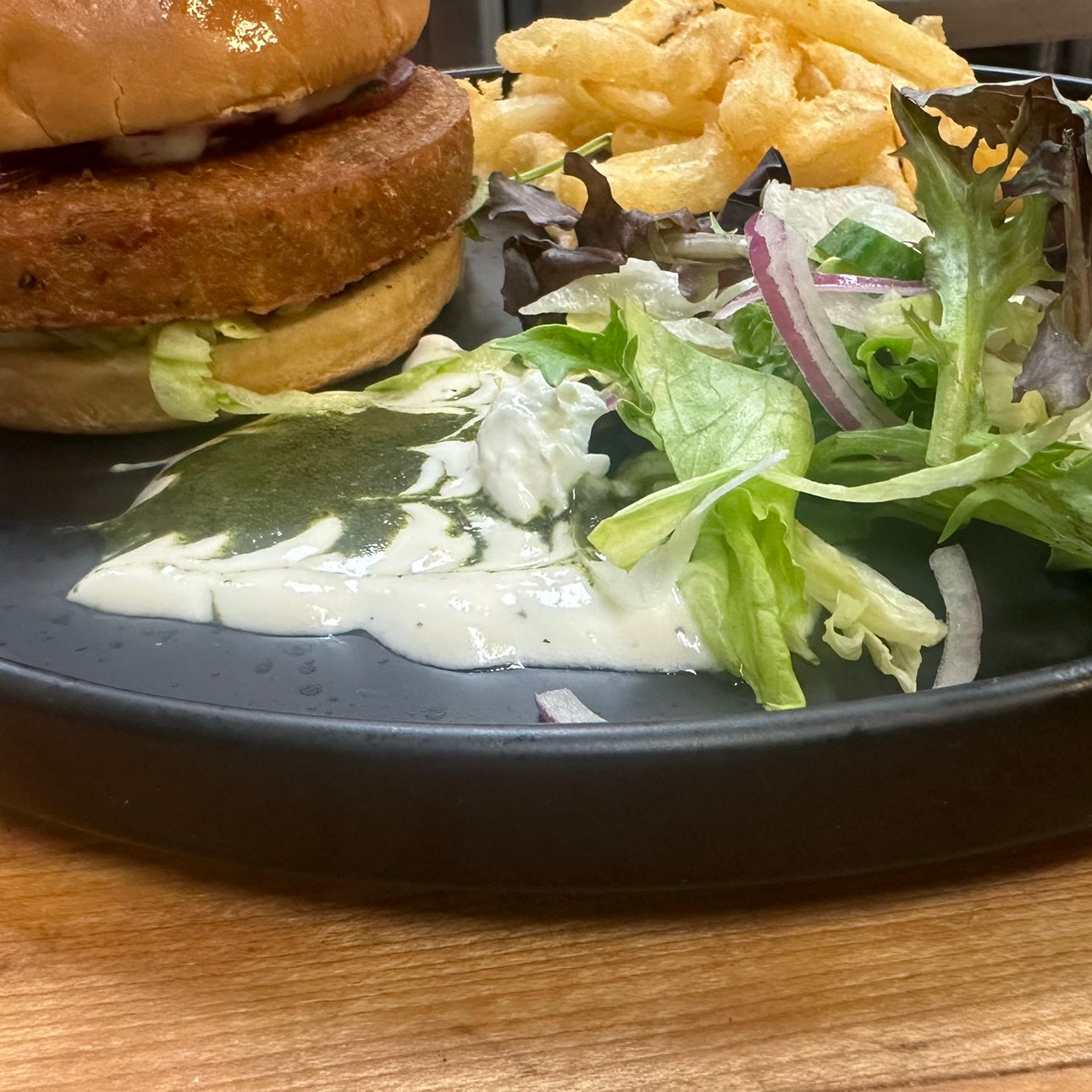 Impossible Bombay Veggie Burger.