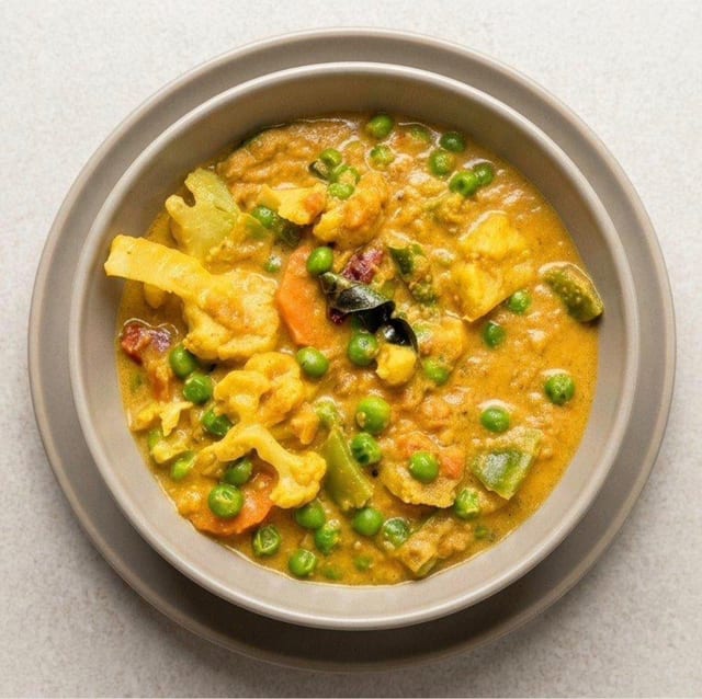 Mix Vegetable Coconut Curry.