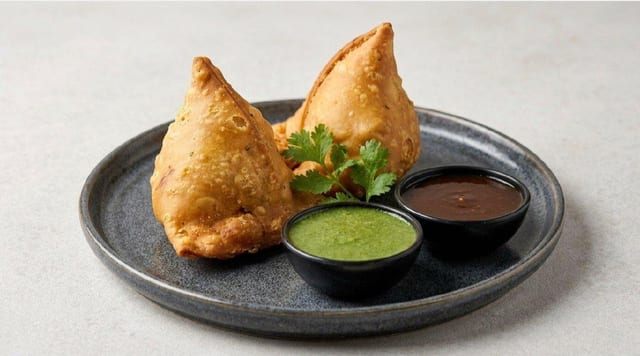 Vegetable Samosa (2pcs).