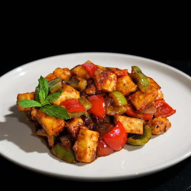 Chilli Paneer.
