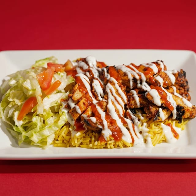 New York Style Chicken & Rice.